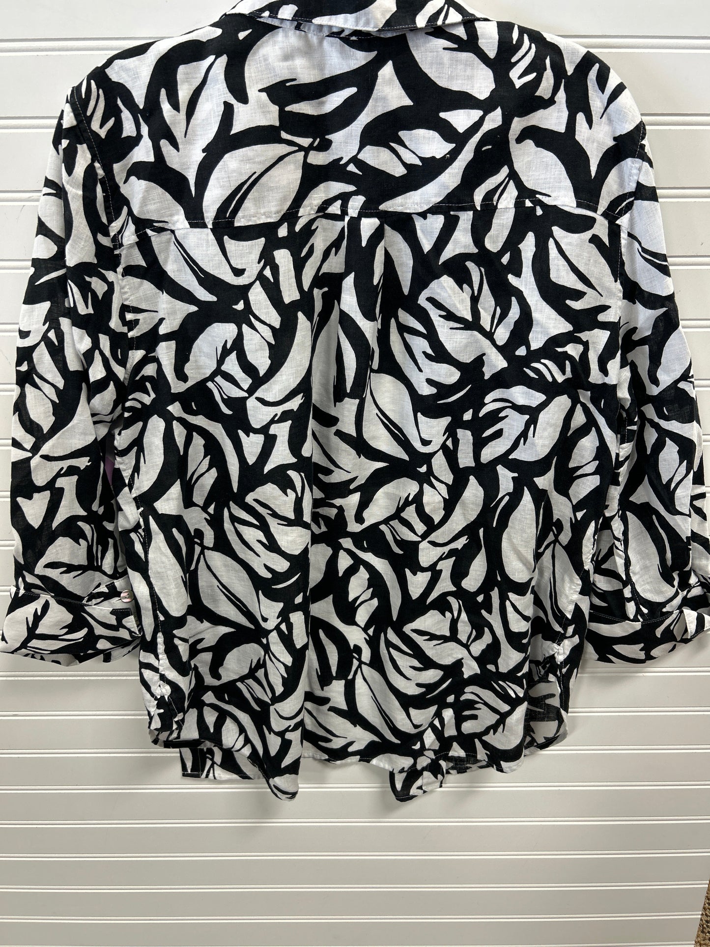 Top Ls By Chicos In Black & White, Size:L