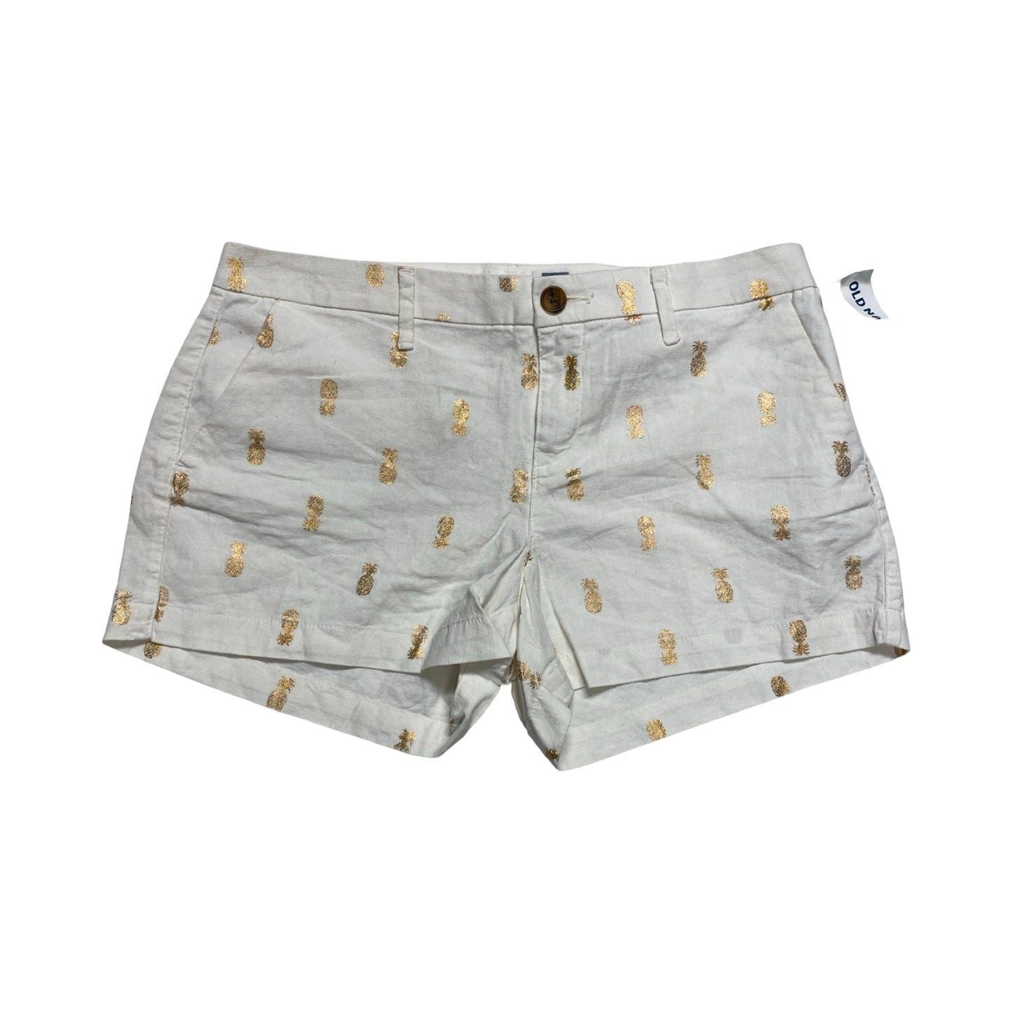 Shorts By Old Navy In Gold & White, Size:6