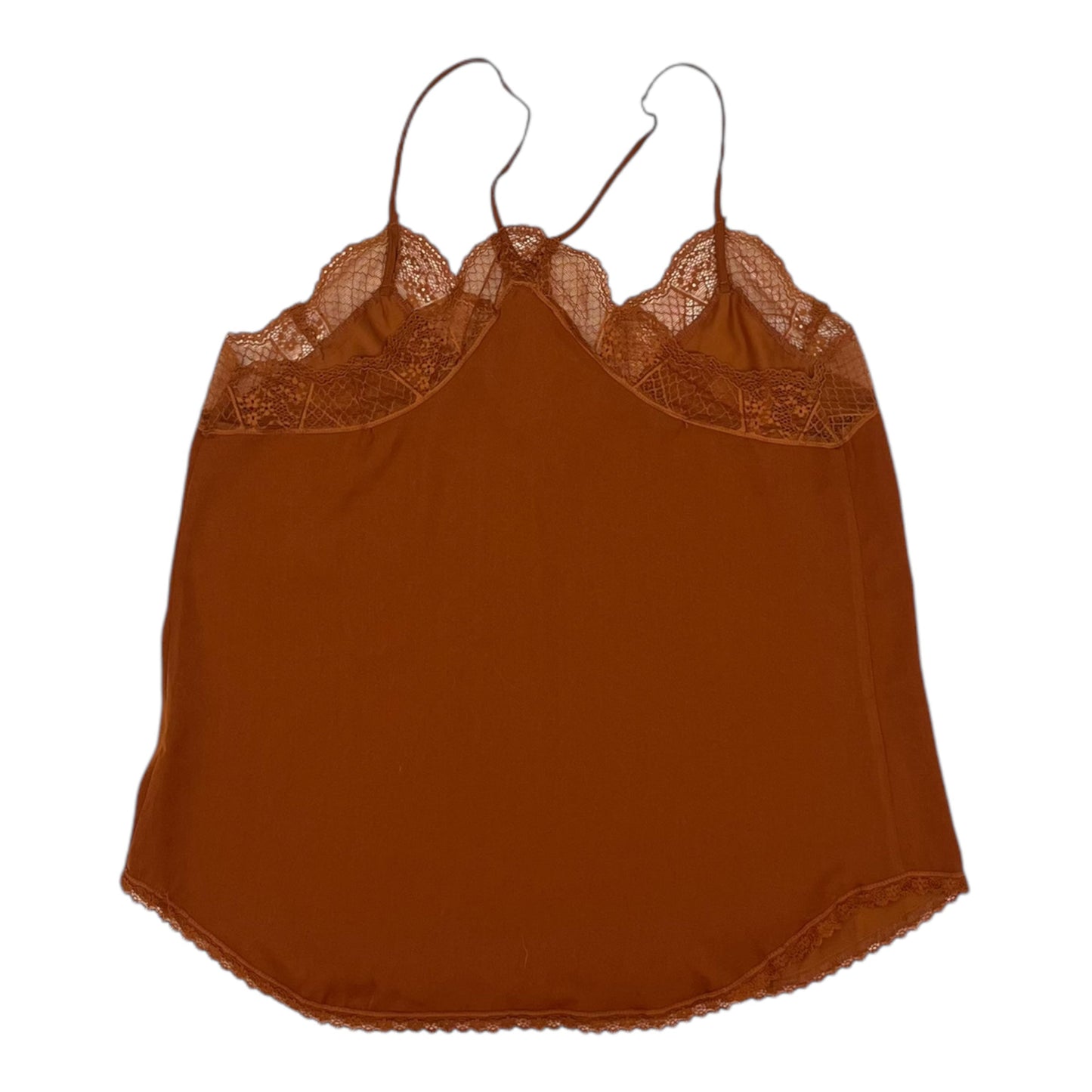 Blouse Sleeveless By Clothes Mentor In Brown, Size:Xs