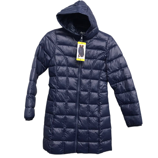 Coat Puffer & Quilted By Aventure In Navy, Size:S