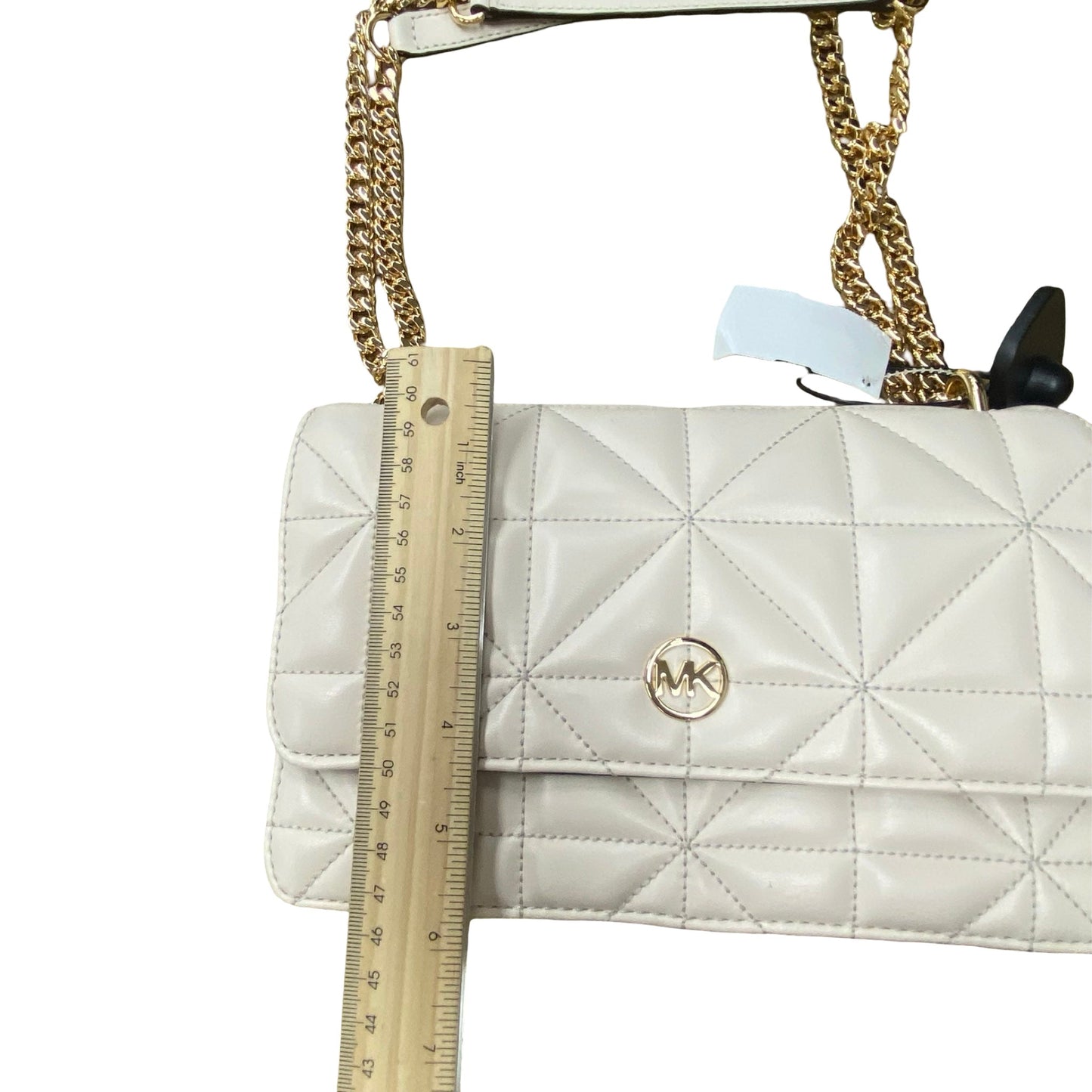 Handbag Designer By Michael Kors In Cream, Size:Medium