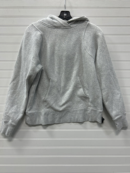Athletic Sweatshirt Hoodie By Lululemon In Grey, Size:S