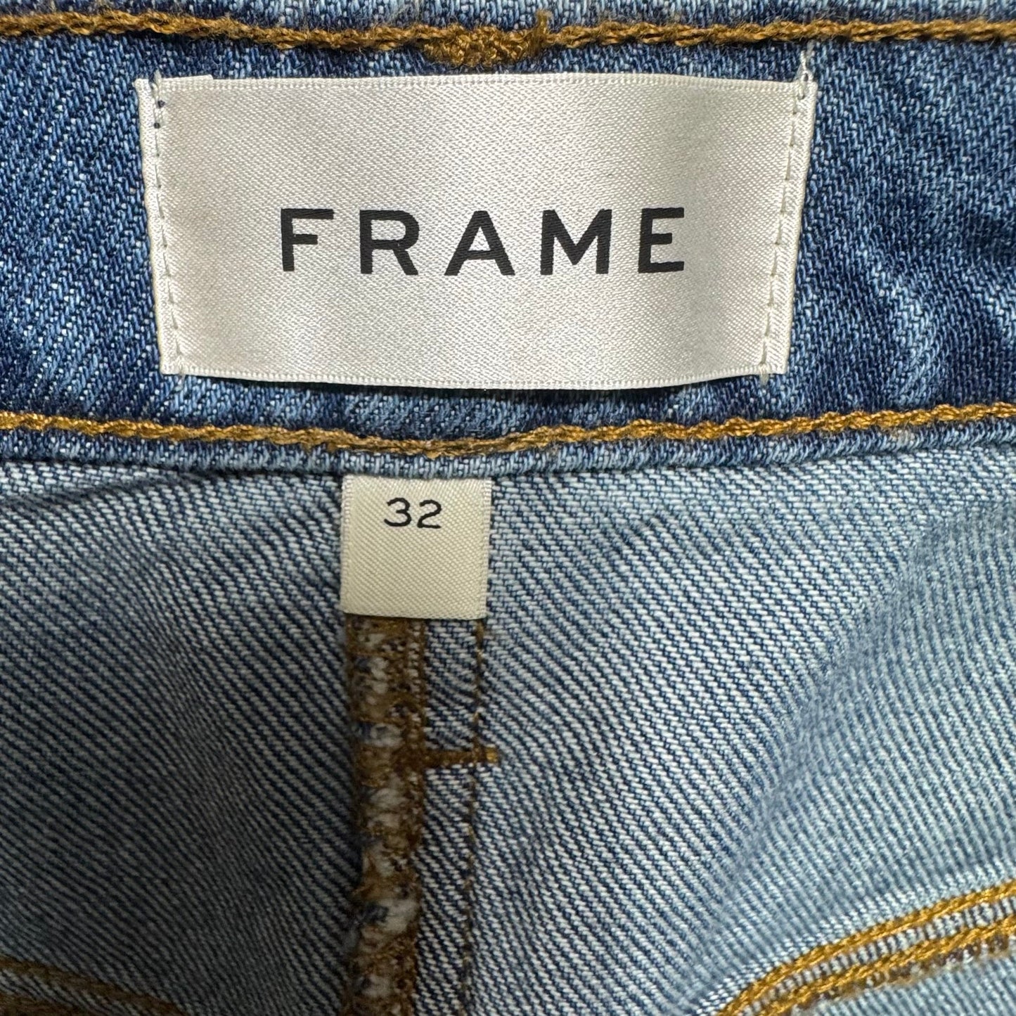 Skirt Maxi By Frame In Blue Denim, Size: 14/32
