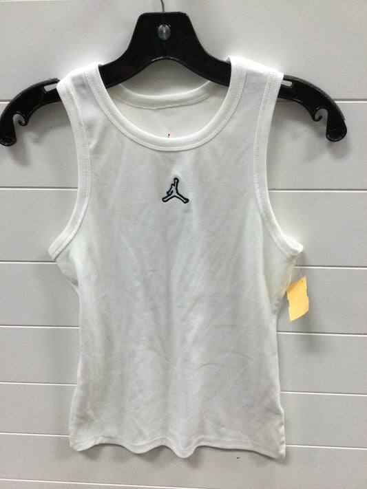 Tank Top Luxury Designer By Jordan In White, Size:S