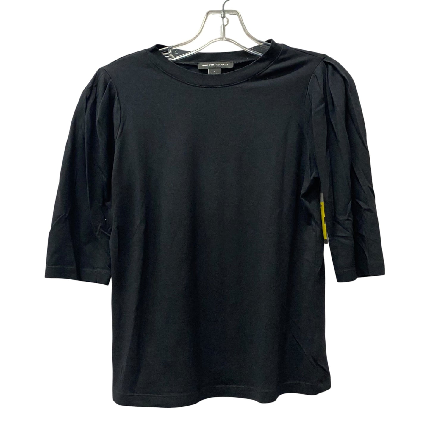 Top Ss By Something Navy In Black, Size:S