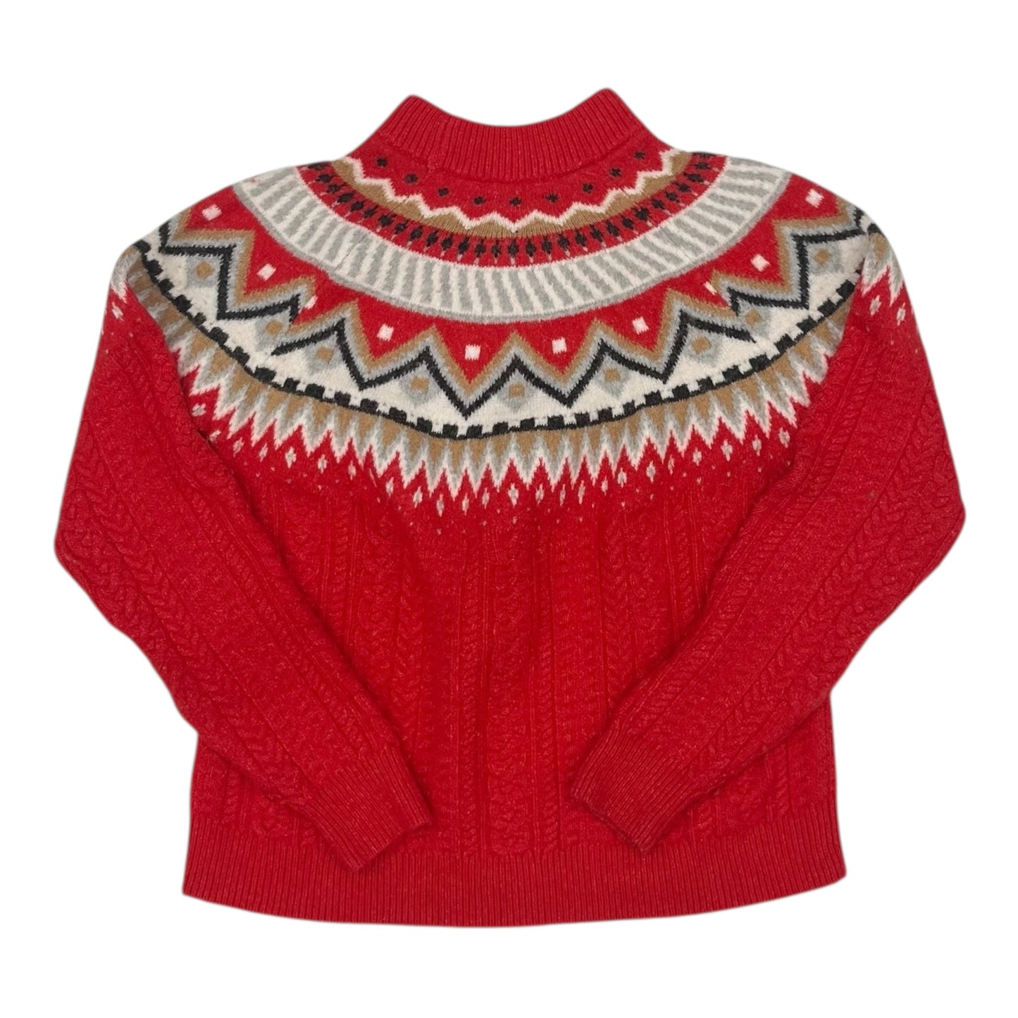 Sweater By Caslon In Grey & Red, Size:S