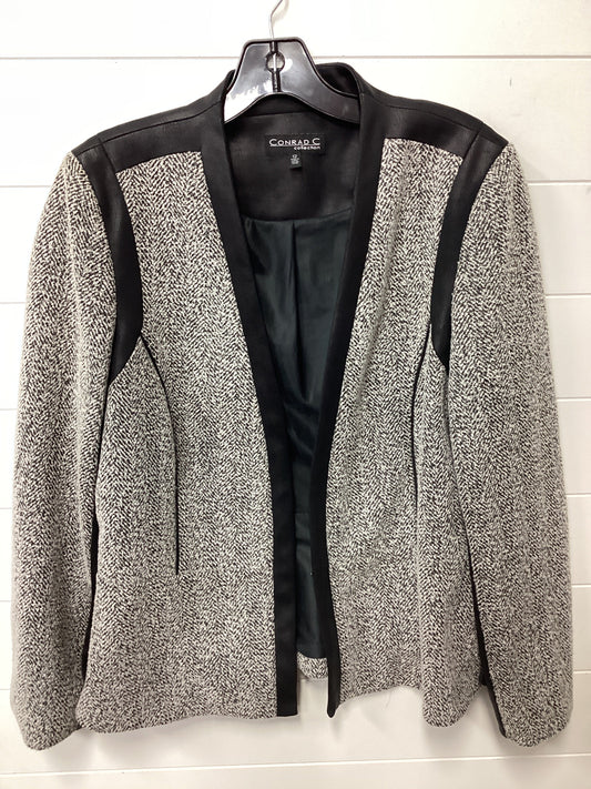 Blazer By Clothes Mentor In Black, Size:12