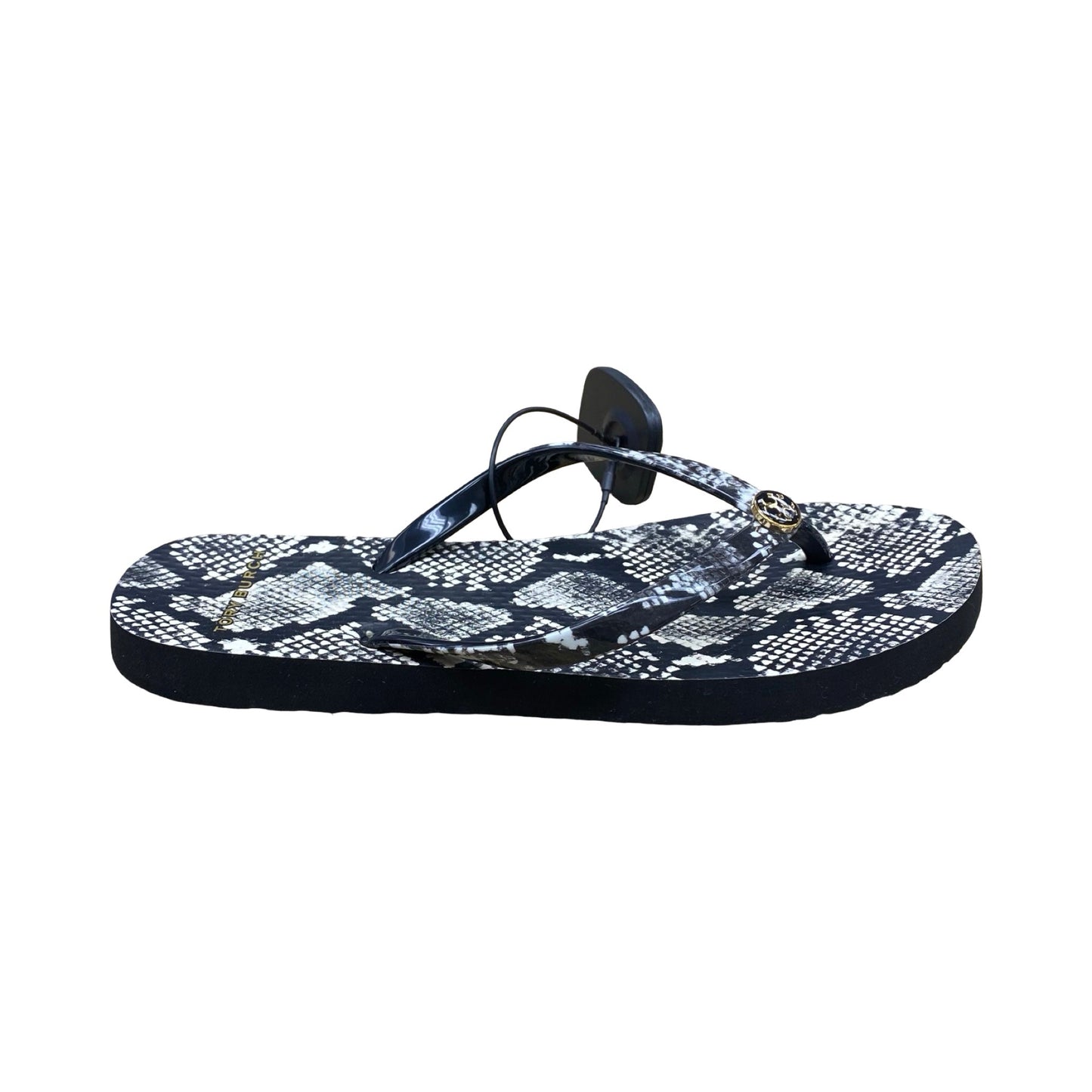 Sandals Designer By Tory Burch In Snakeskin Print, Size:6