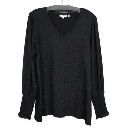 Top Ls By Chicos In Black, Size:Xl