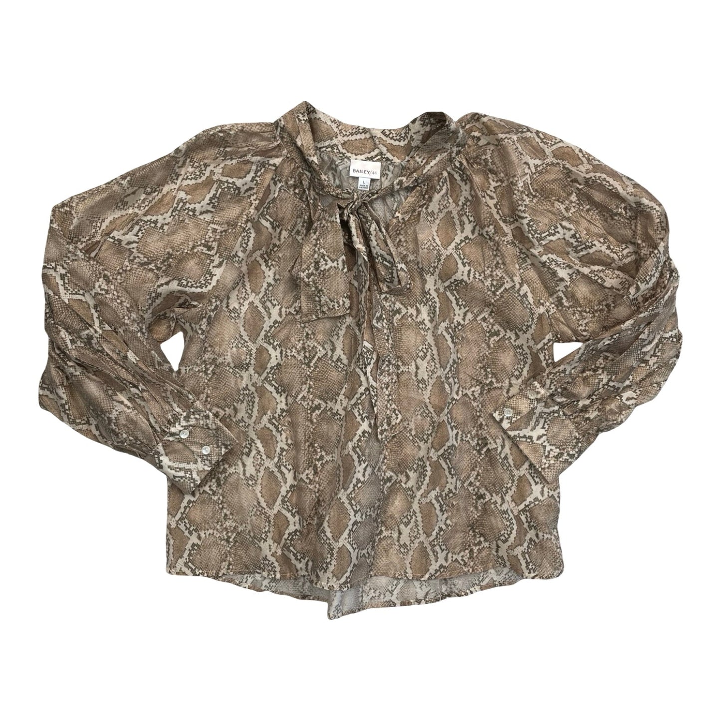 Top Ls By Bailey 44 In Snakeskin Print, Size:L