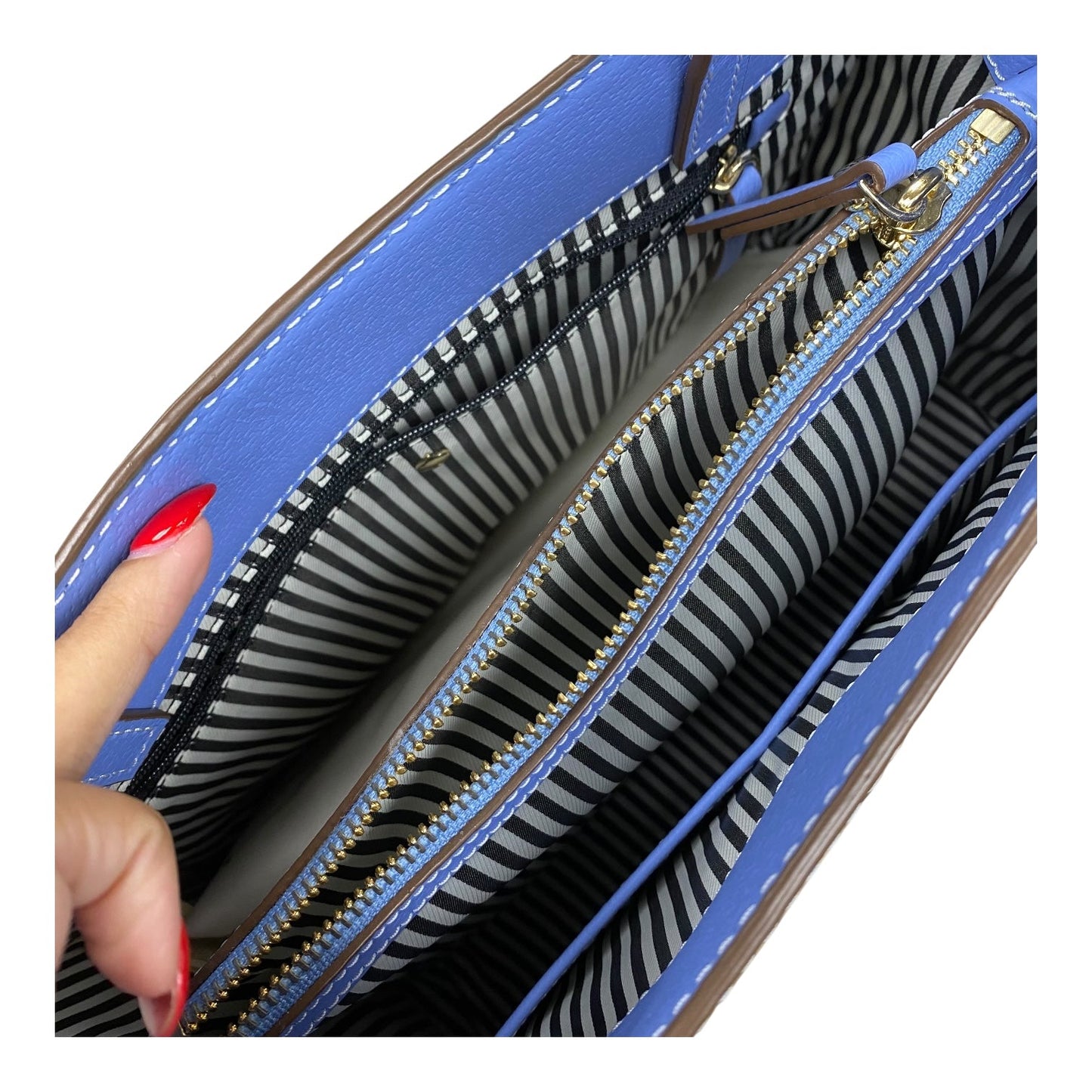 HANDBAG DESIGNER by KATE SPADE In BLUE, Size: MEDIUM