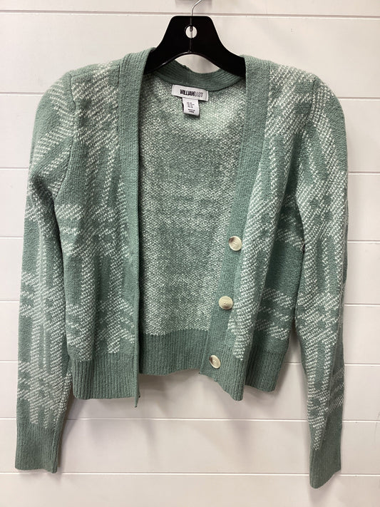Sweater Cardigan By William Rast In Green, Size:M