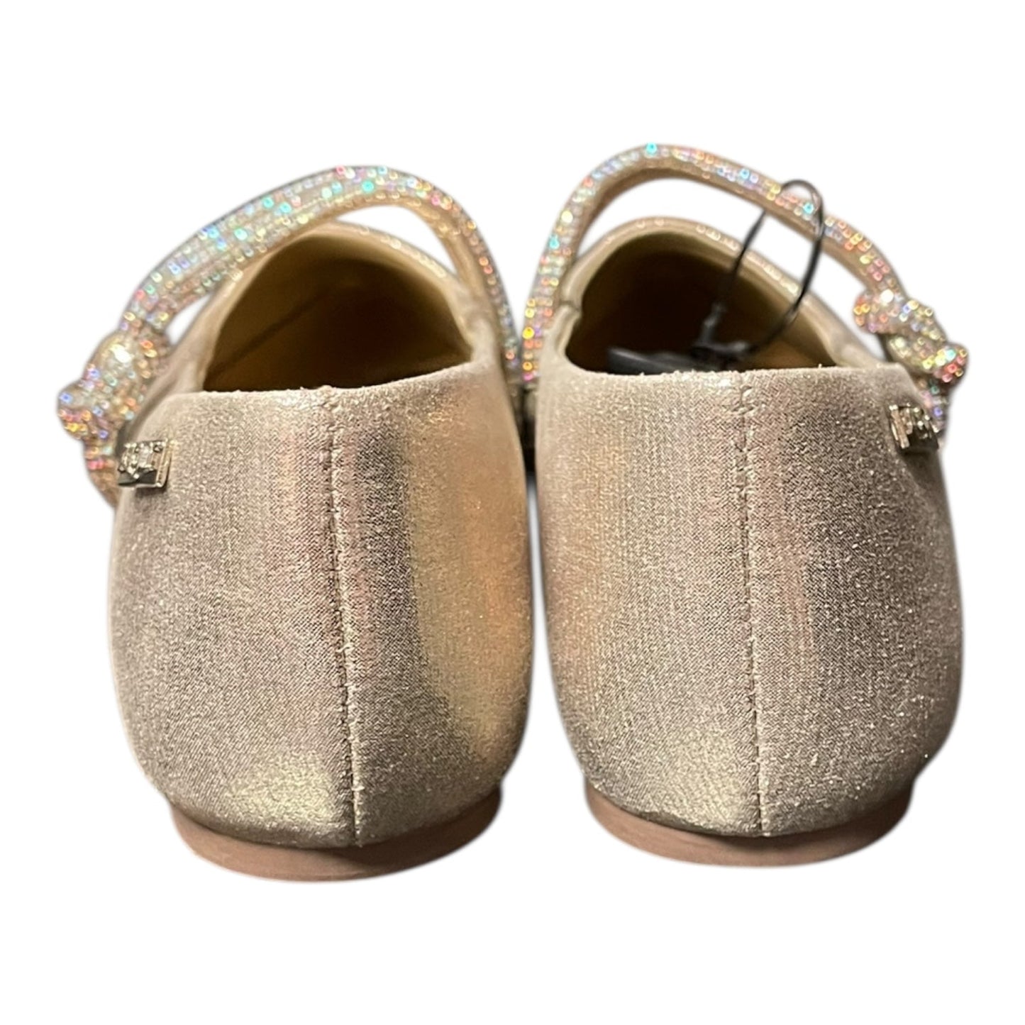 Shoes Flats By Sugar In Gold, Size:10
