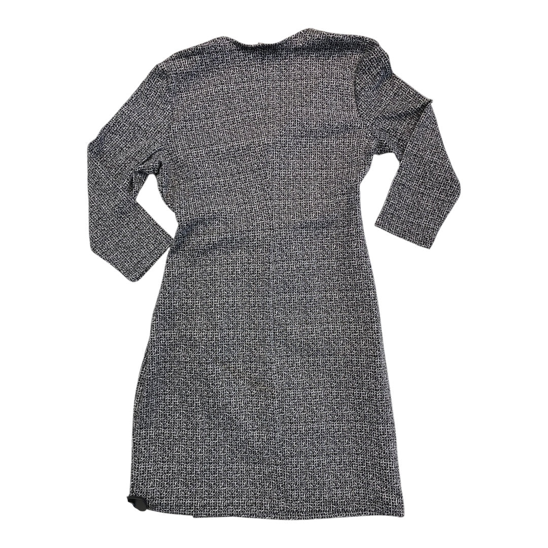 Dress Party Midi By Anne Klein In Black & White, Size:12