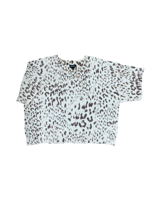 Top Ss By Originality In Brown & Cream, Size:L