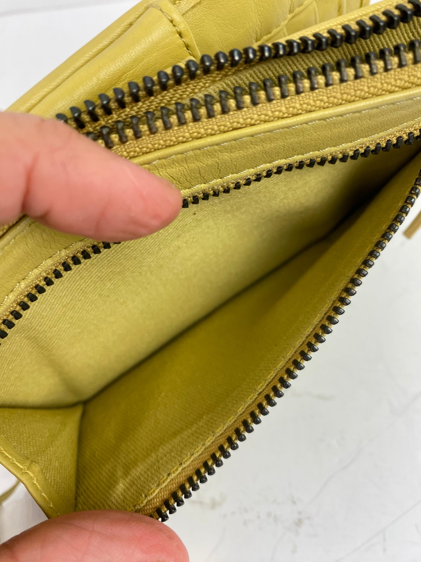 Wallet Leather By Clothes Mentor, Size: Small