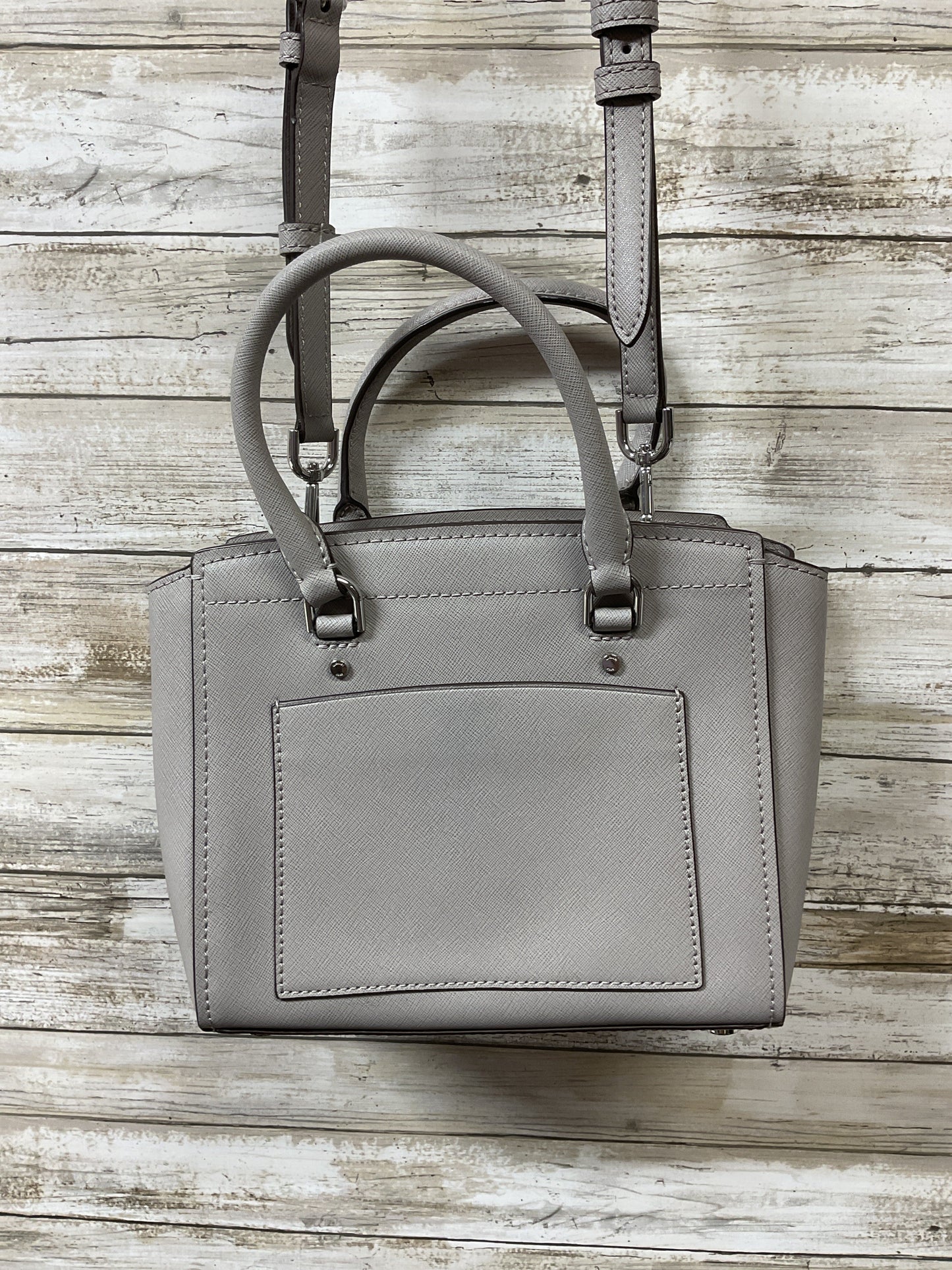Crossbody Designer By Michael Kors In Grey, Size:Medium