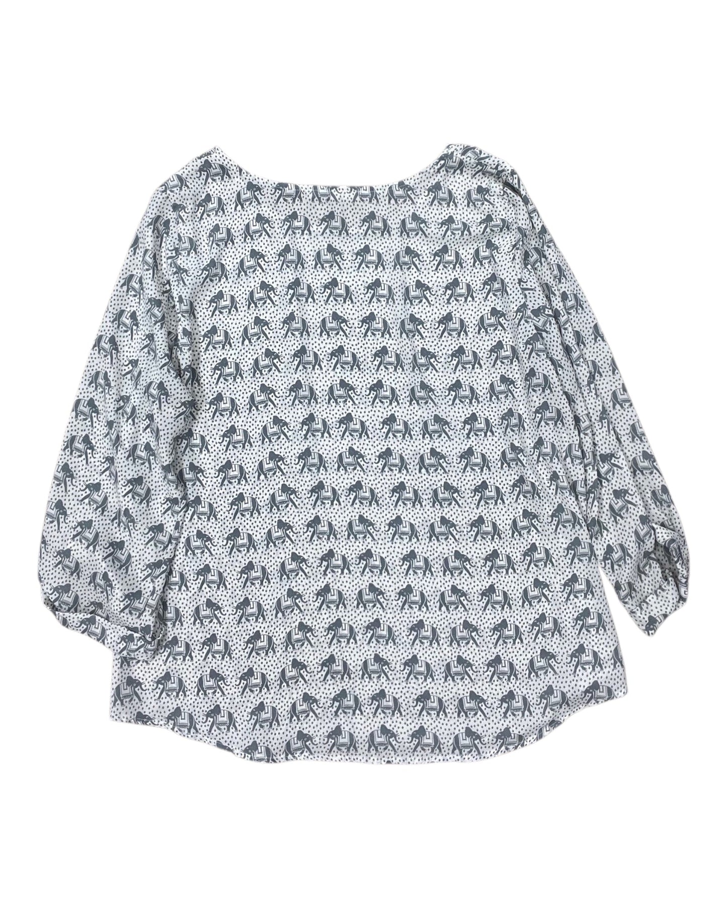 Top Ls By 41 Hawthorn In Grey & White, Size:Xl