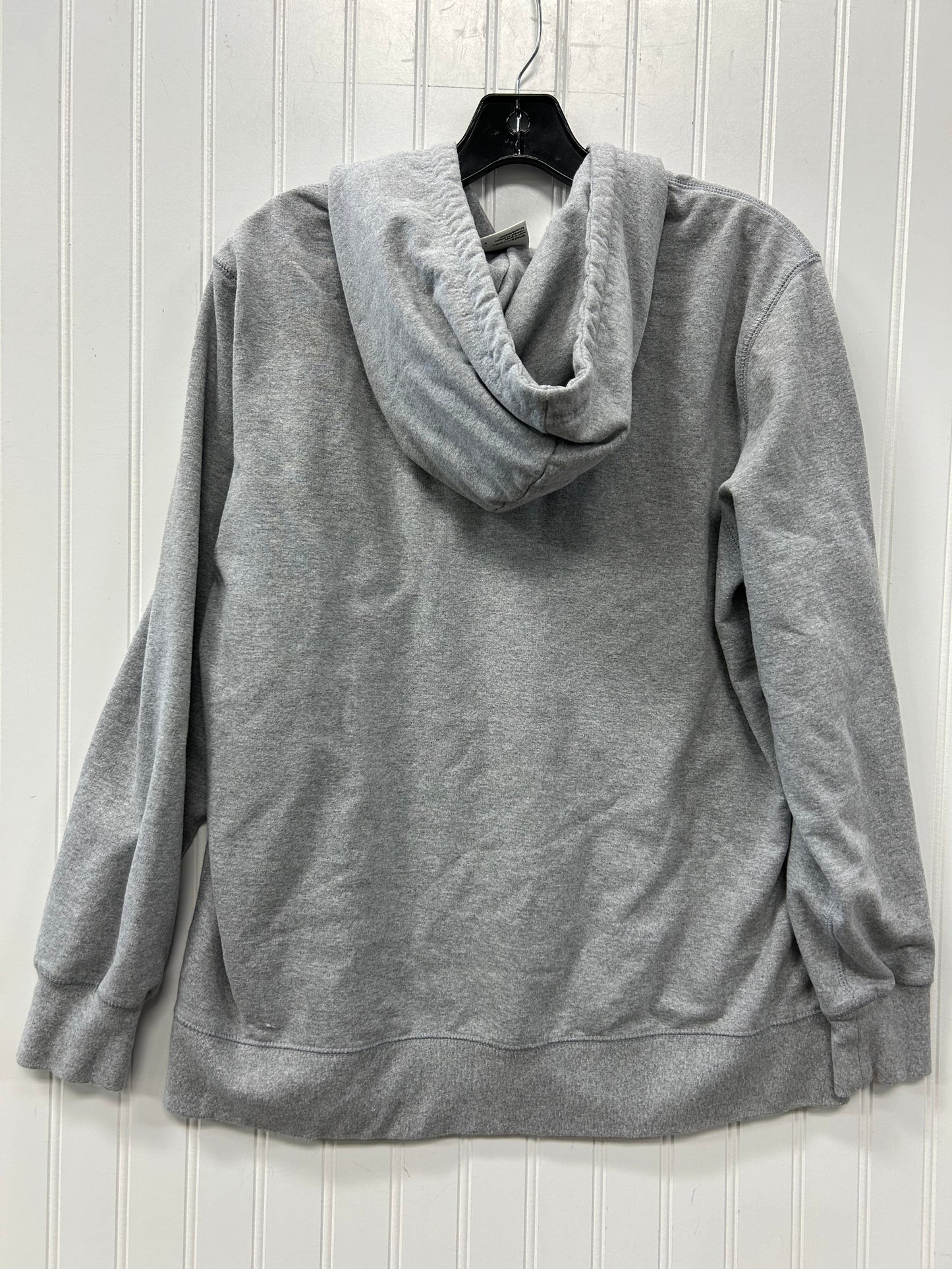Athletic Sweatshirt Hoodie By The North Face In Grey, Size:L