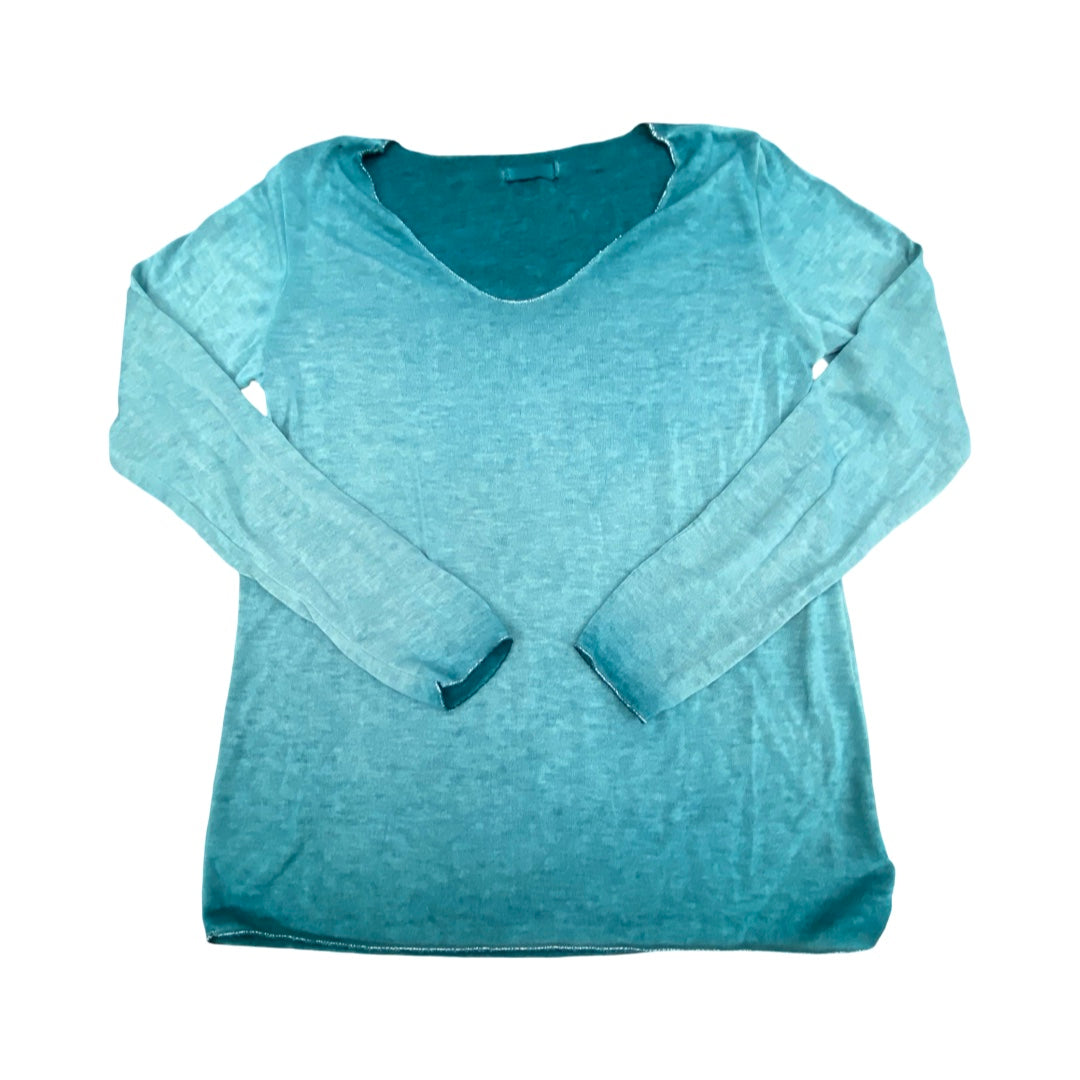 Sweater By Cmc In Teal, Size:M