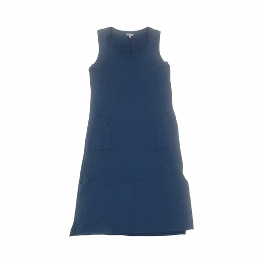 Dress Casual Midi By Talbots In Navy, Size:L