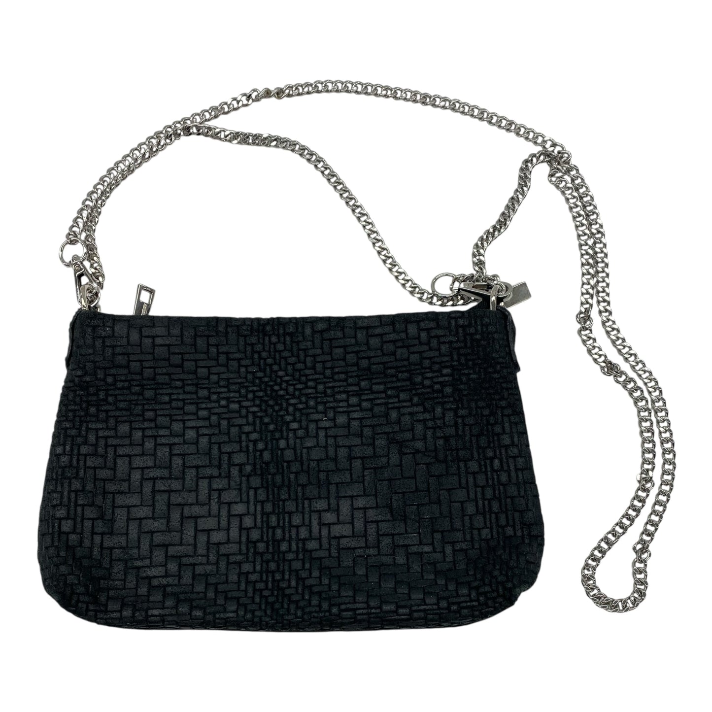 Handbag Leather By Anna Maxwell In Black, Size:Medium