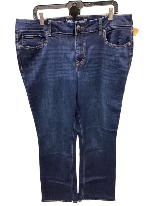 Jeans Boot Cut By Maurices In Blue Denim, Size:18