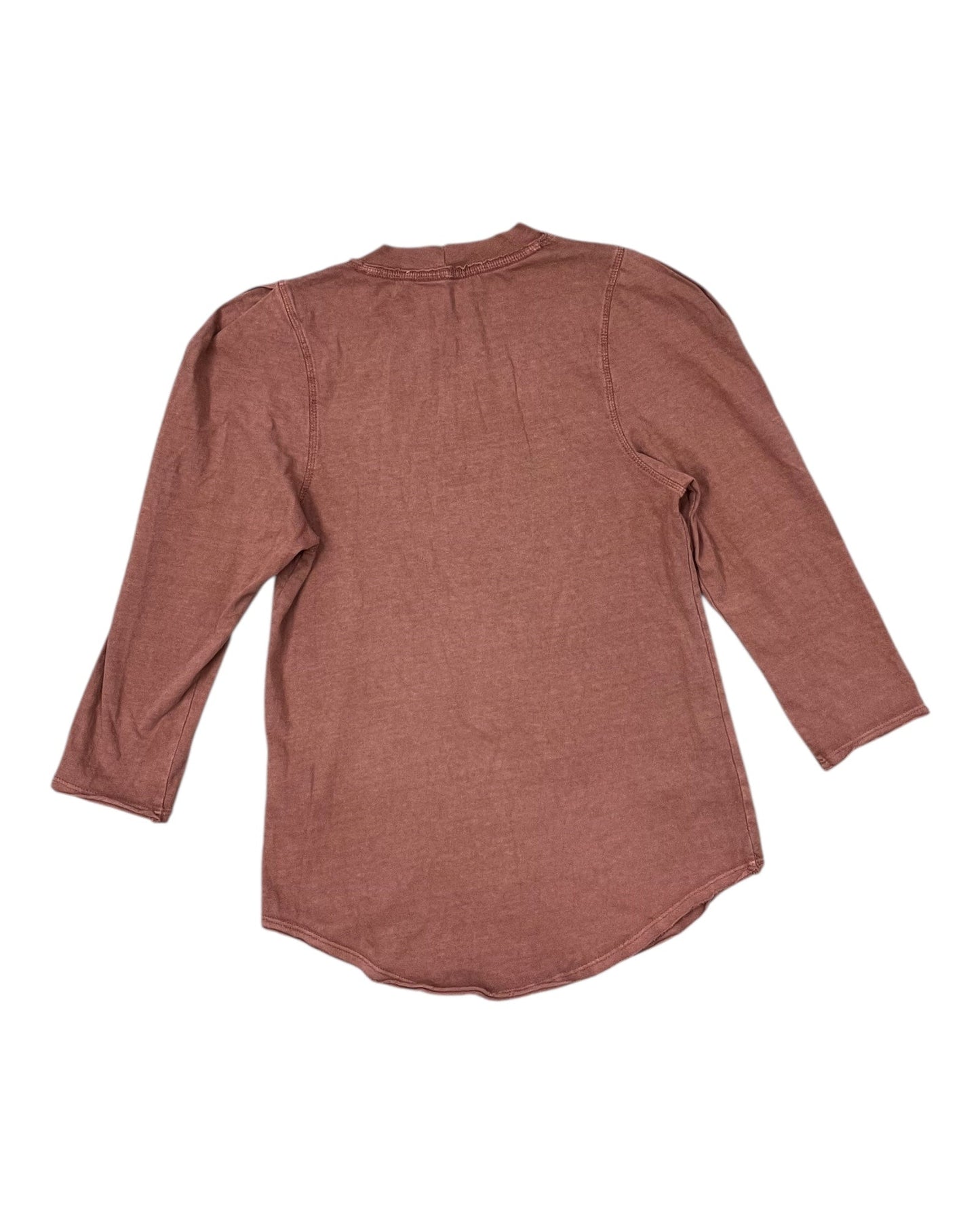 Top 3/4 Sleeve By We The Free In Brown, Size:Xs
