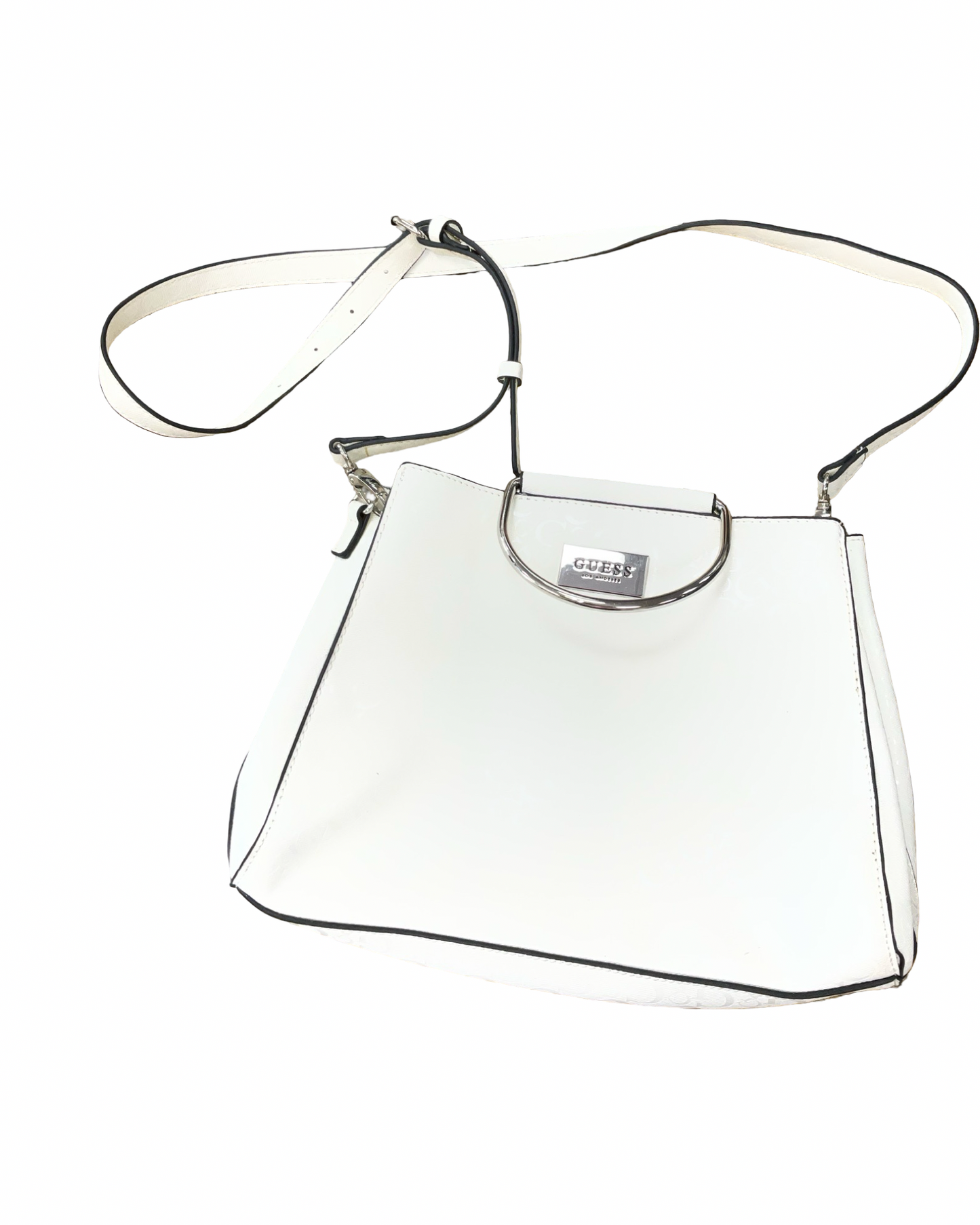 Crossbody By Guess In Cream, Size:Medium