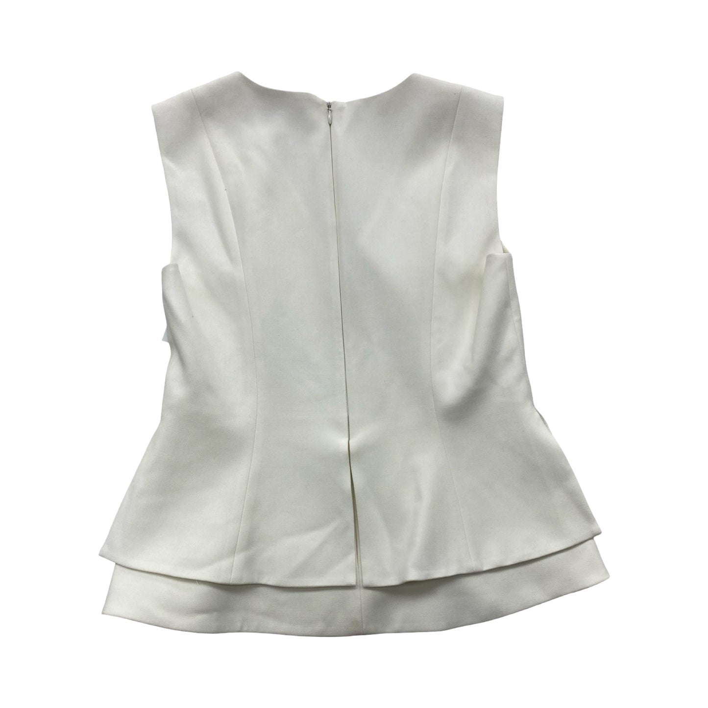 Top Sleeveless By Bcbgmaxazria In Cream, Size:S