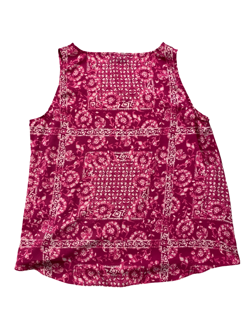 Top Sleeveless By Lane Bryant In Pink, Size:14