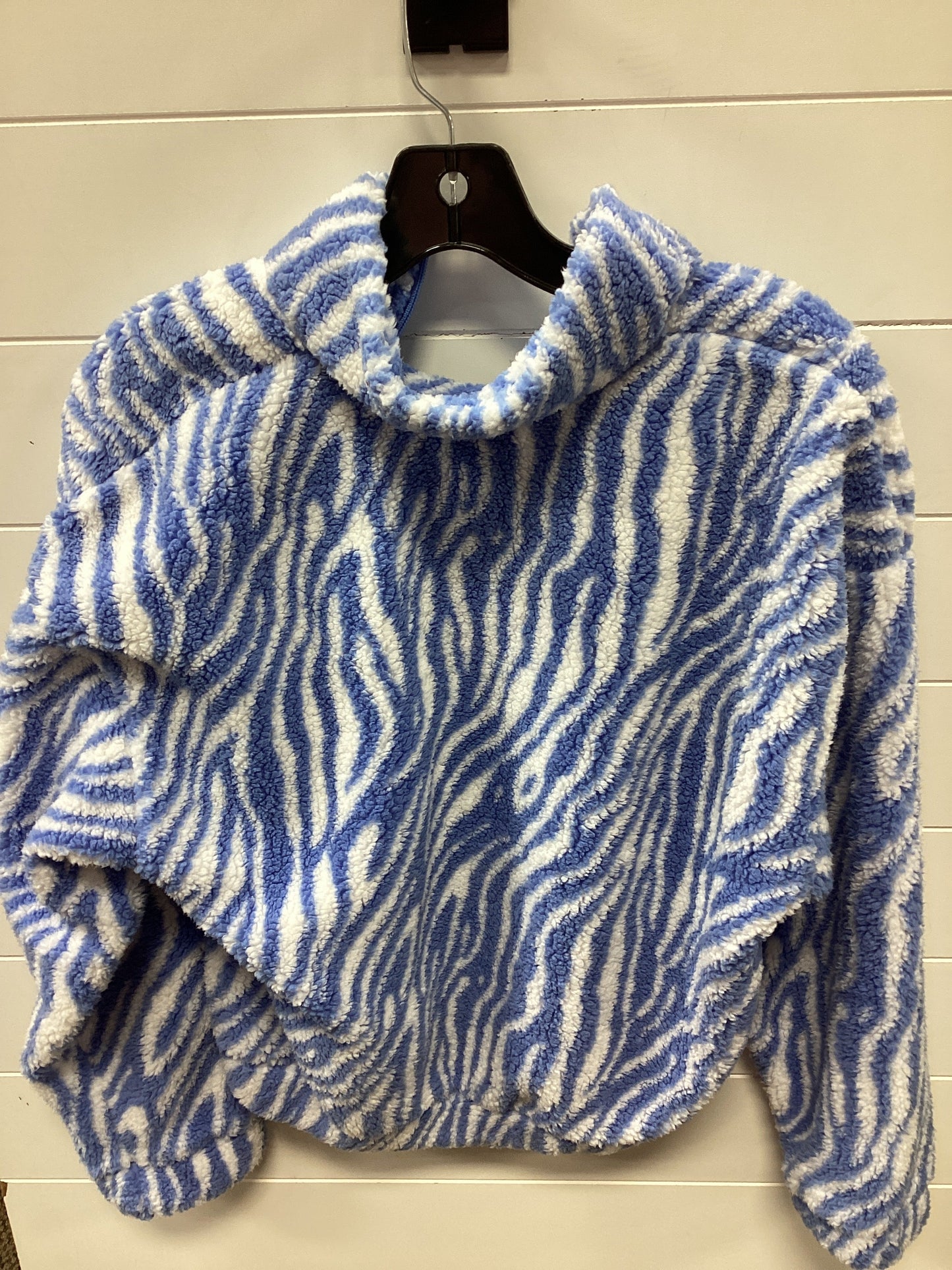 Jacket Fleece By Divided In Blue, Size:S