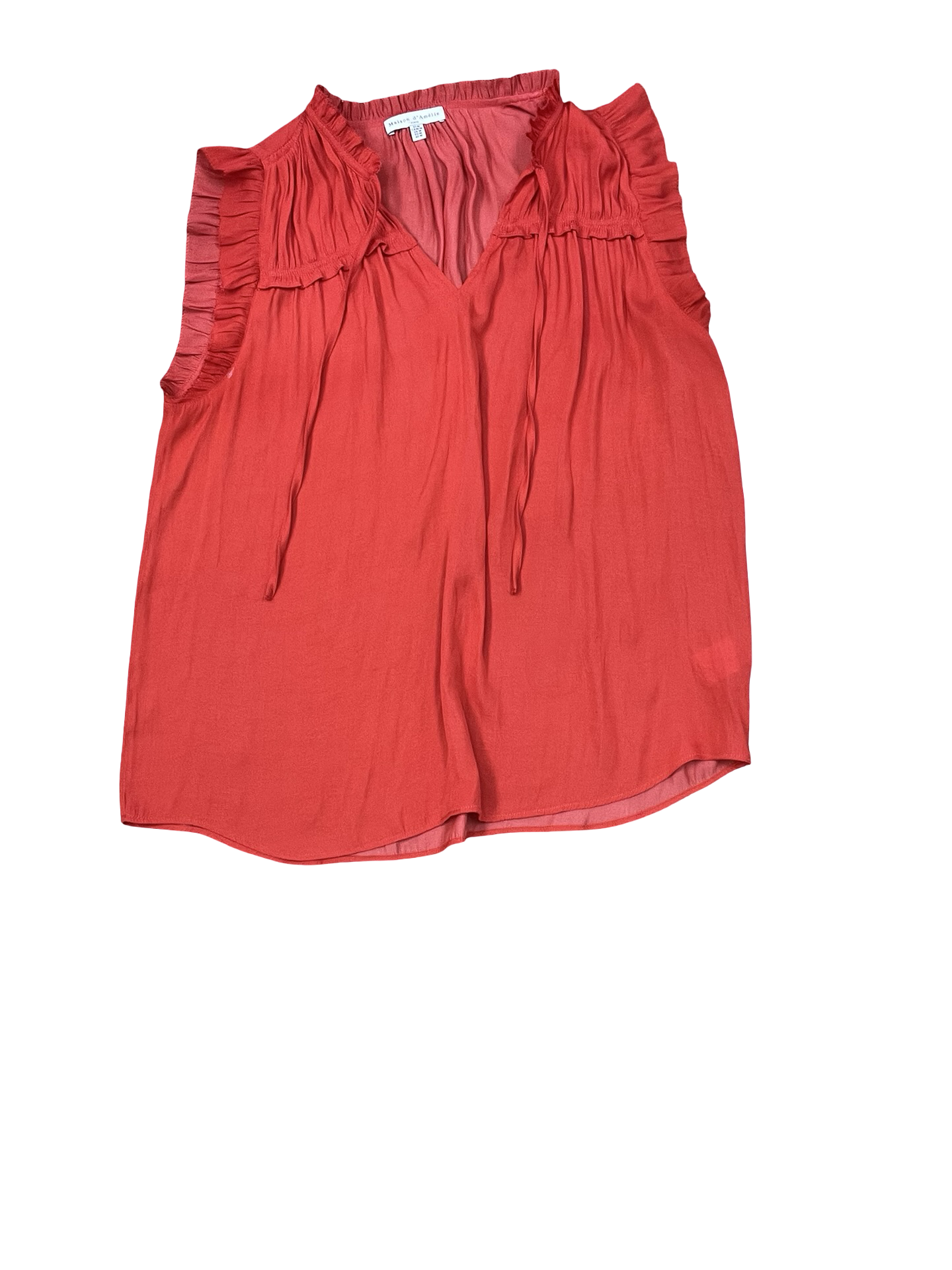 Top Ss By Maison Damelie In Red, Size:M