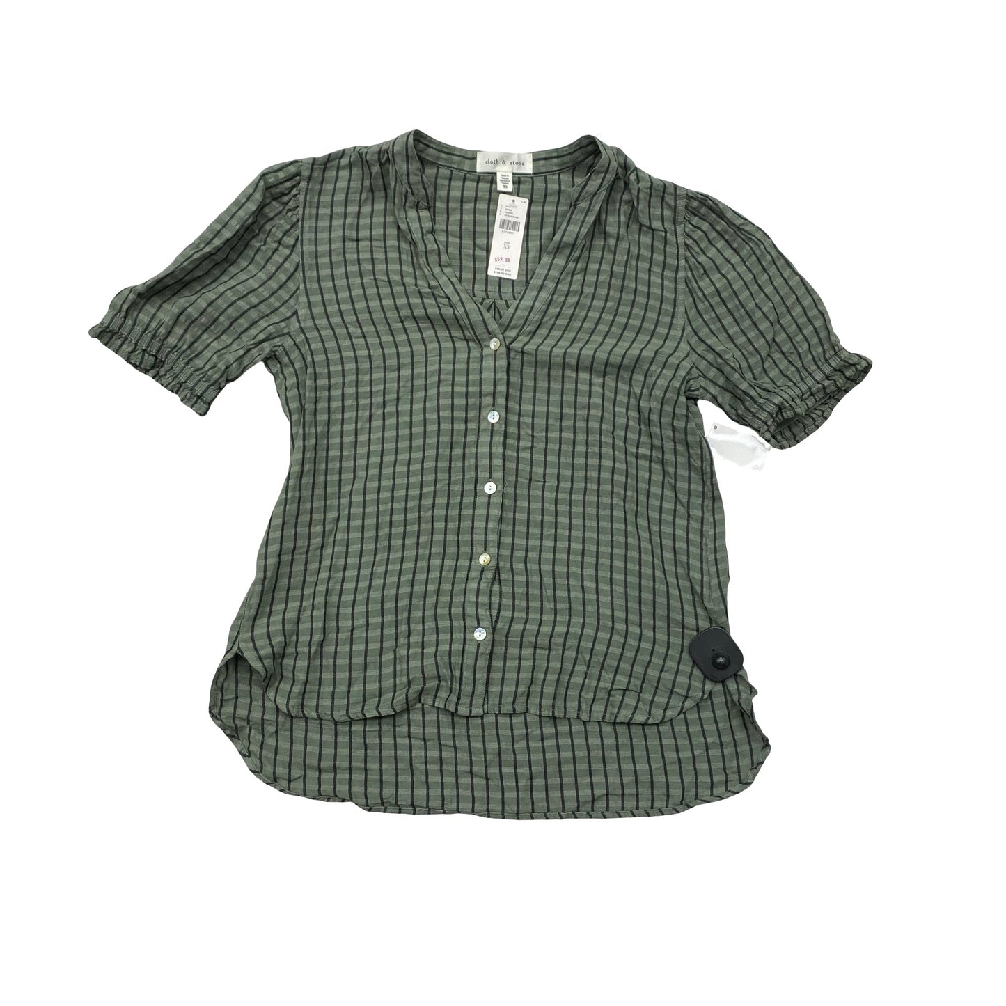 Top Ss By Cloth & Stone In Striped Pattern, Size:Xs