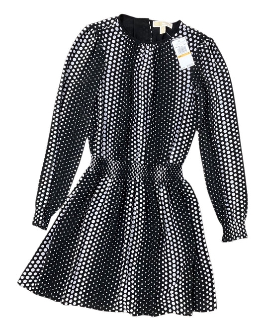 Dress Work By Michael By Michael Kors In Black & White, Size:S