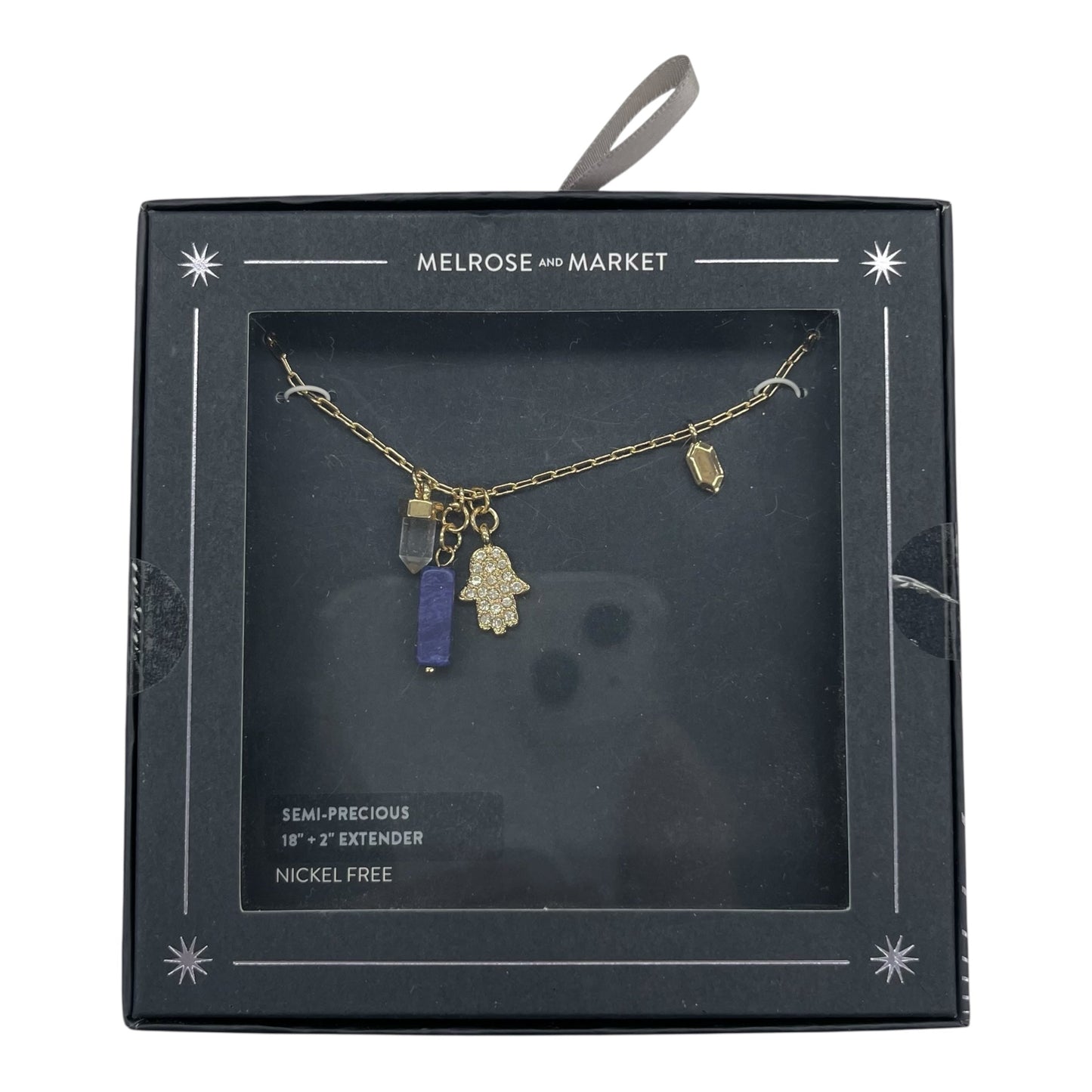Necklace Charm By Cme In Blue & Gold