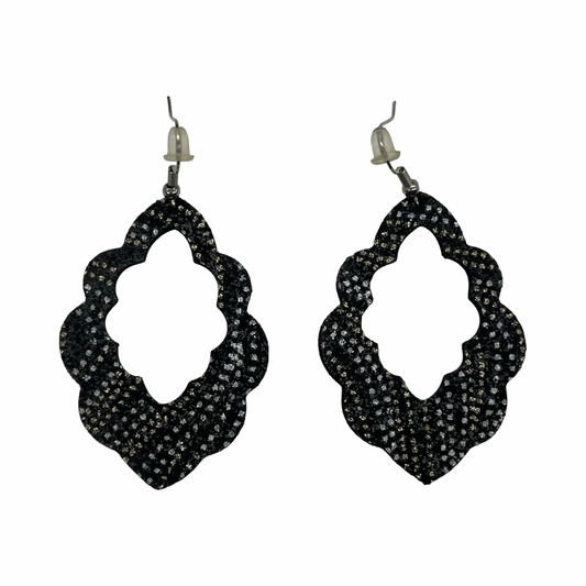 Earrings Dangle/Drop By Clothes Mentor In Silver & Tan