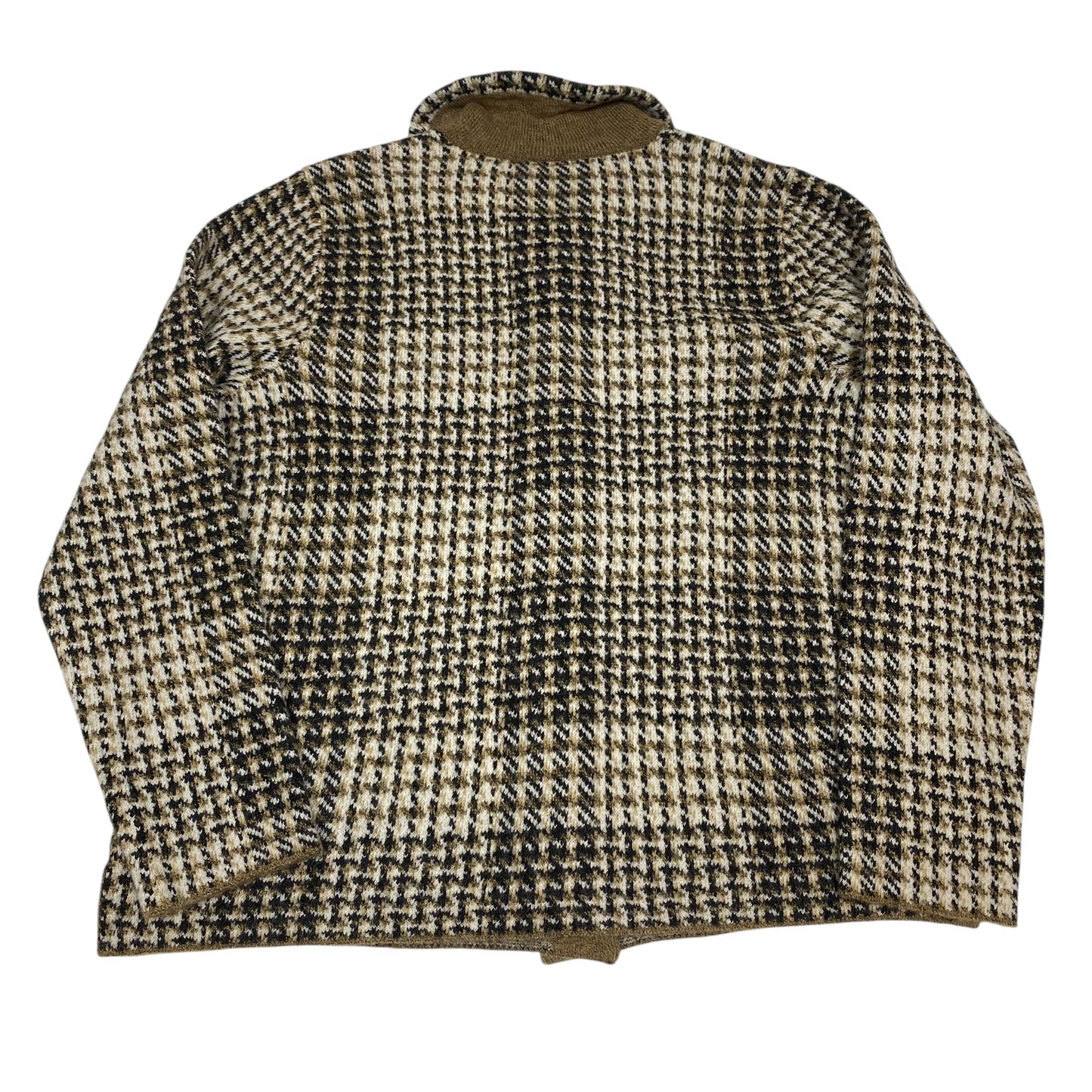 SWEATER CARDIGAN by J. JILL in BROWN & TAN, Size:S