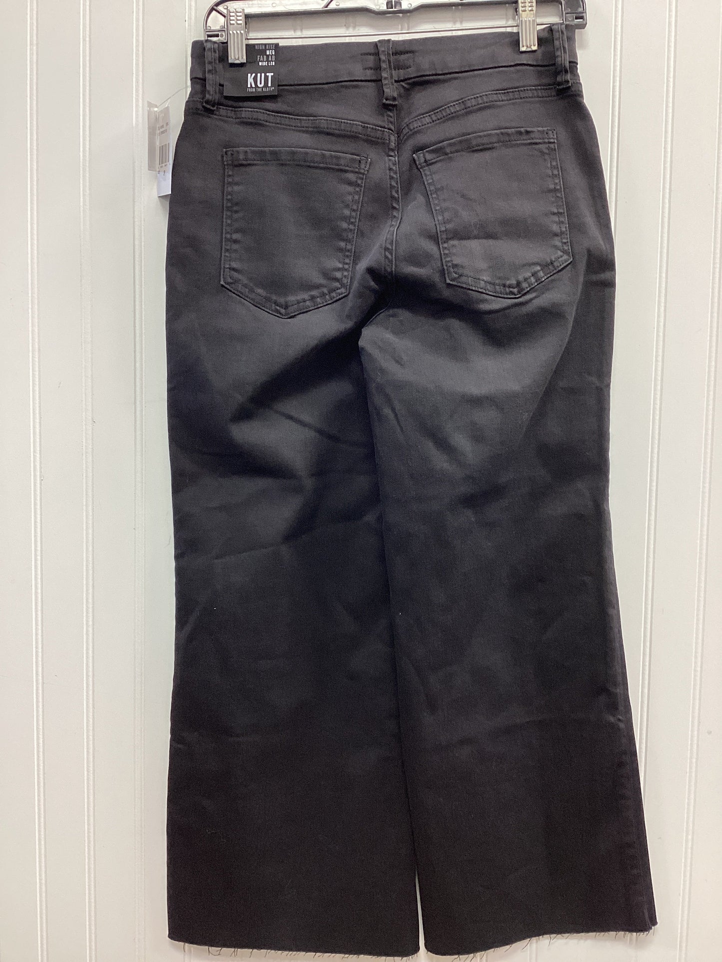 Jeans Wide Leg By Kut In Black, Size:2