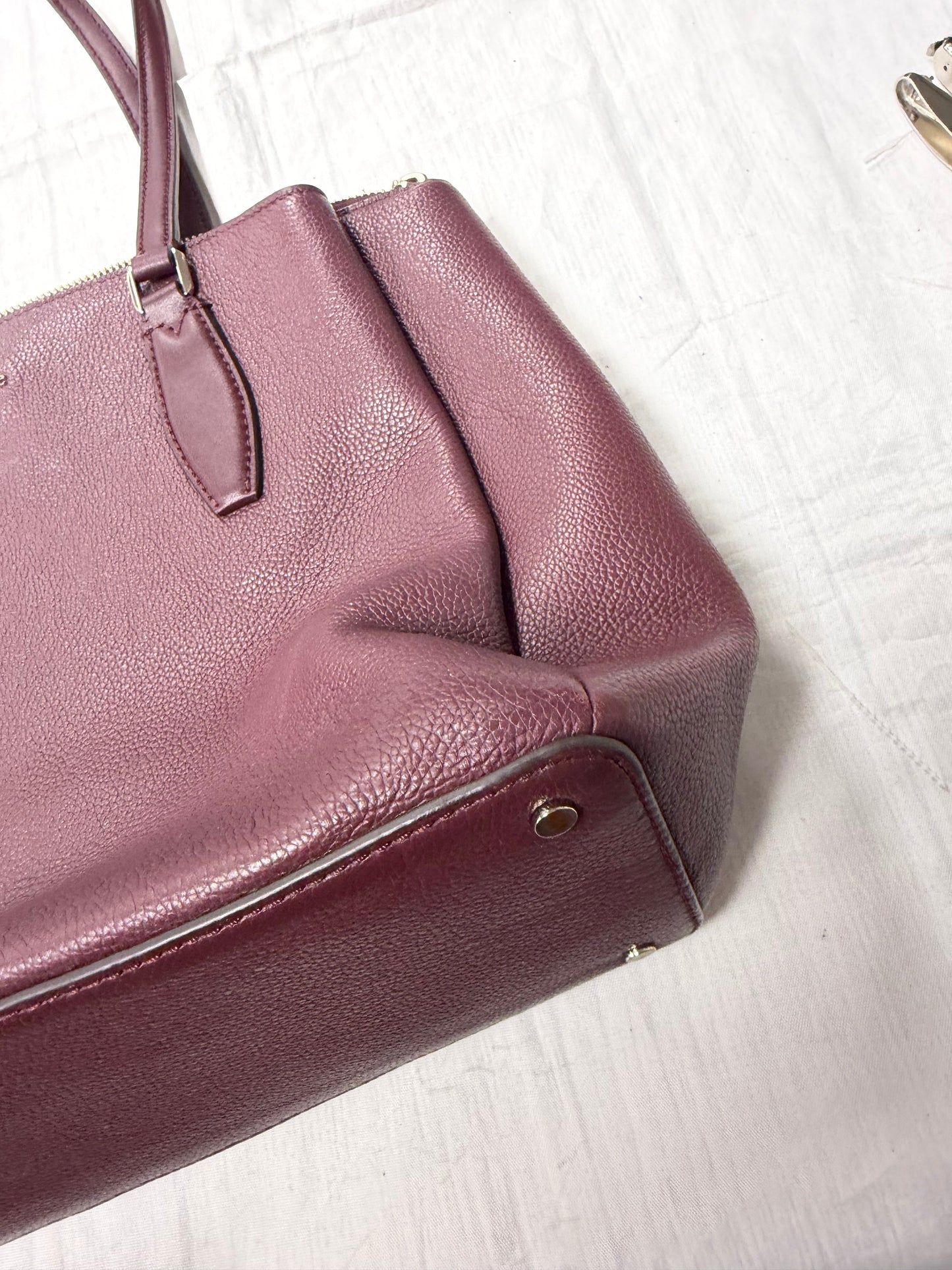 Handbag Designer By Kate Spade In Purple, Size:Large