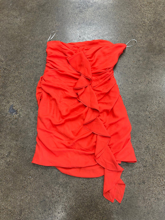 Dress Party Short By Clothes Mentor In Orange, Size:L