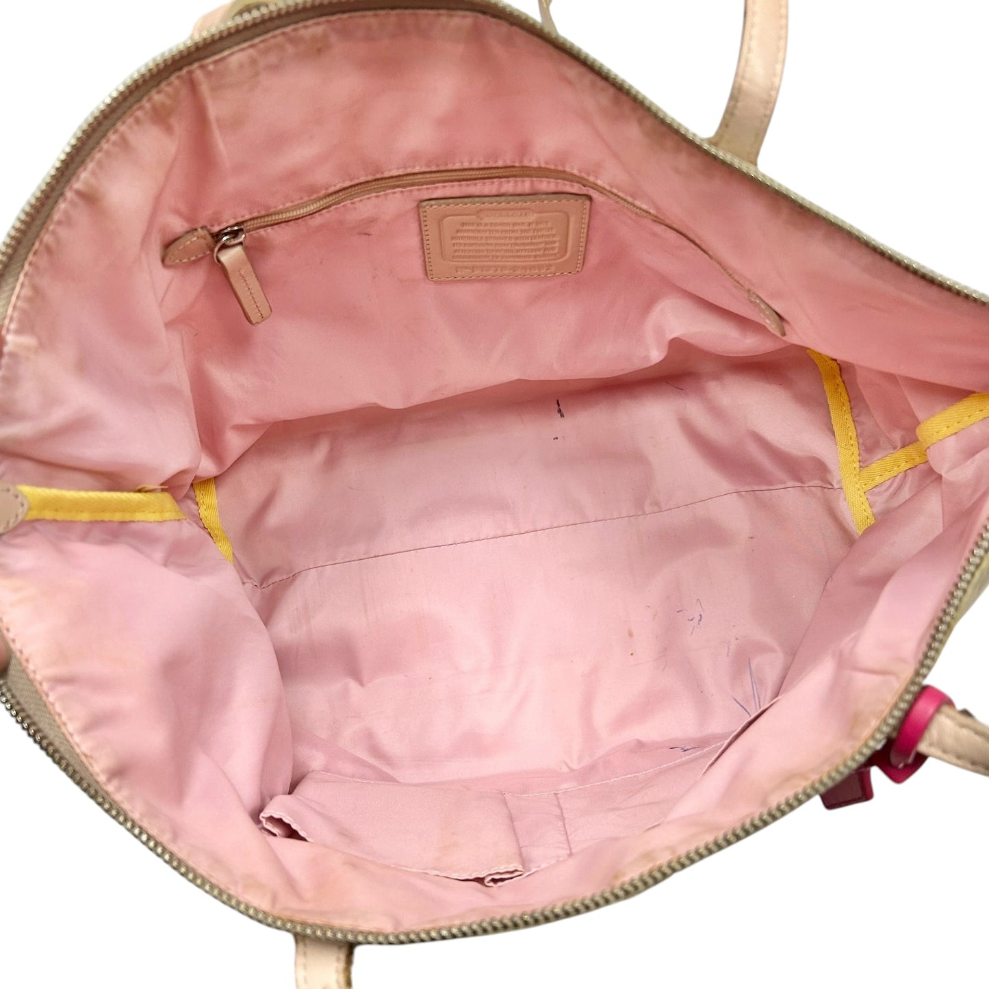 Tote Designer By Coach, Size: Large