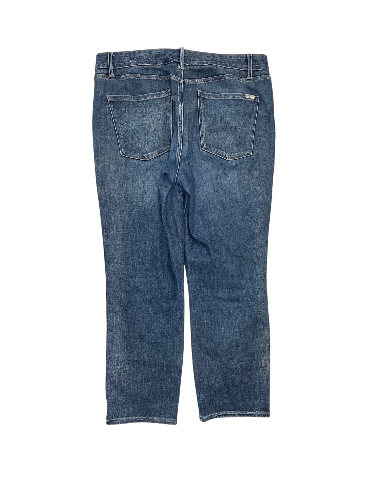 Jeans Straight By White House Black Market In Blue Denim, Size:12