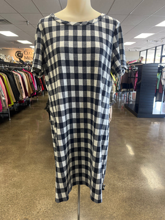 Dress Casual Short By Tyler Boe In Blue & Grey, Size:M