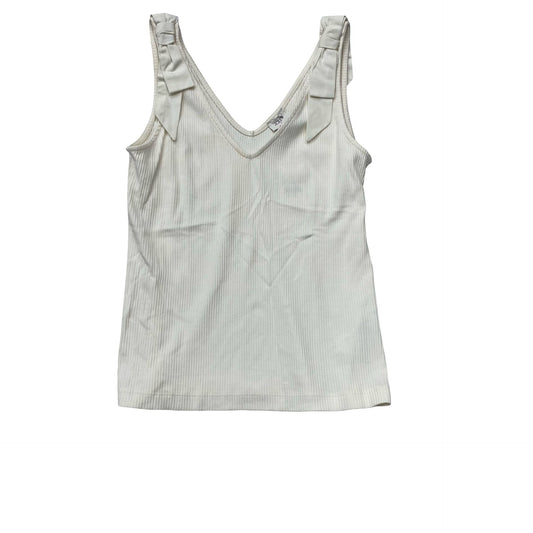 Top Sleeveless By J. Crew In Cream, Size:S