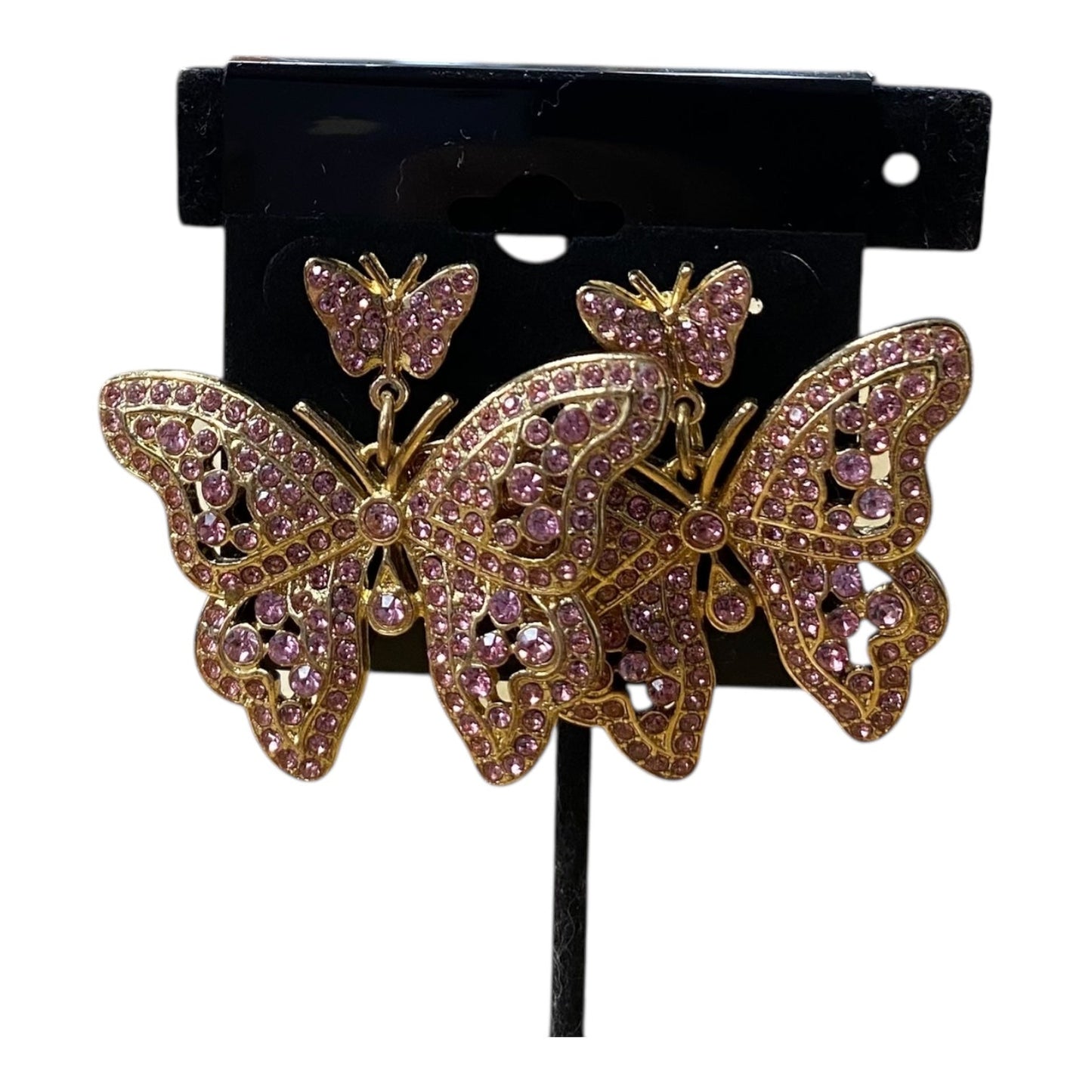 Earrings Dangle/Drop  In Pink