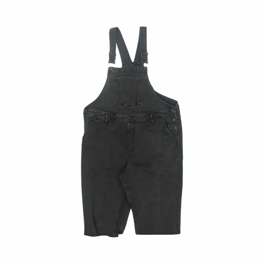 Overalls By Ava & Viv In Black Denim, Size:1X