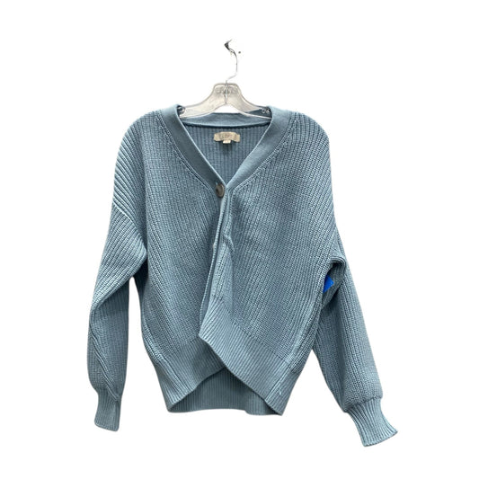 Sweater Cardigan By Loft In Blue, Size:Xs