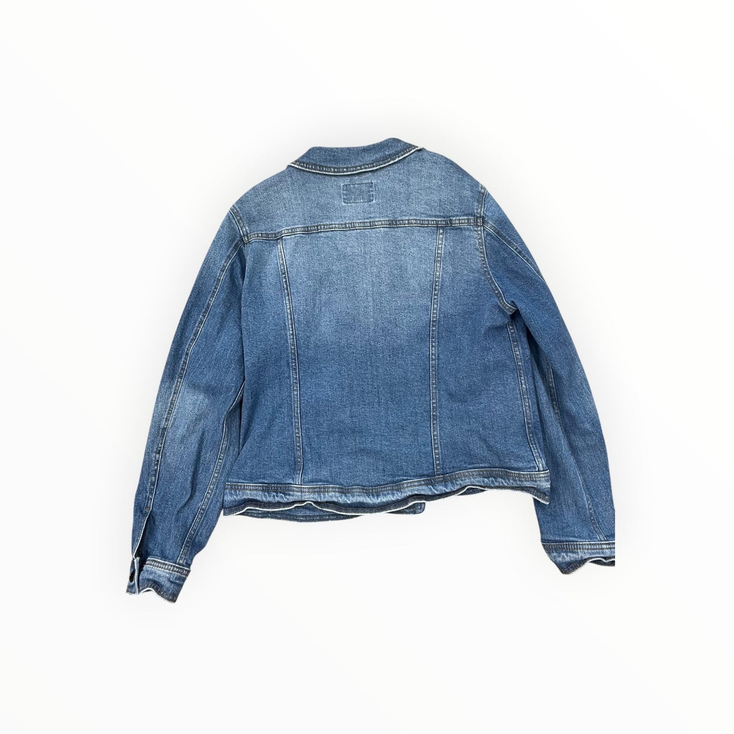Jacket Denim By Universal Thread In Blue Denim, Size:L