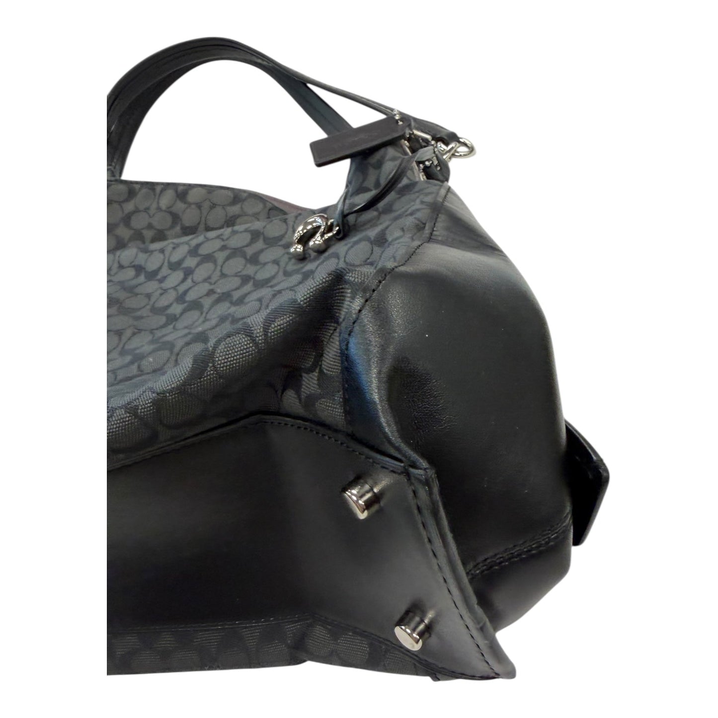 Handbag Designer By Coach In Grey, Size:Medium